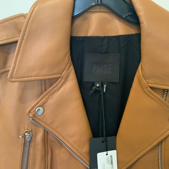 Paige Leather Jacket - Never worn with tags - Picture 6 of 7
